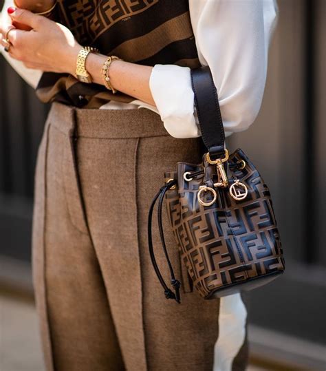 fendi print bucket bag|fendi bucket bag outfit.